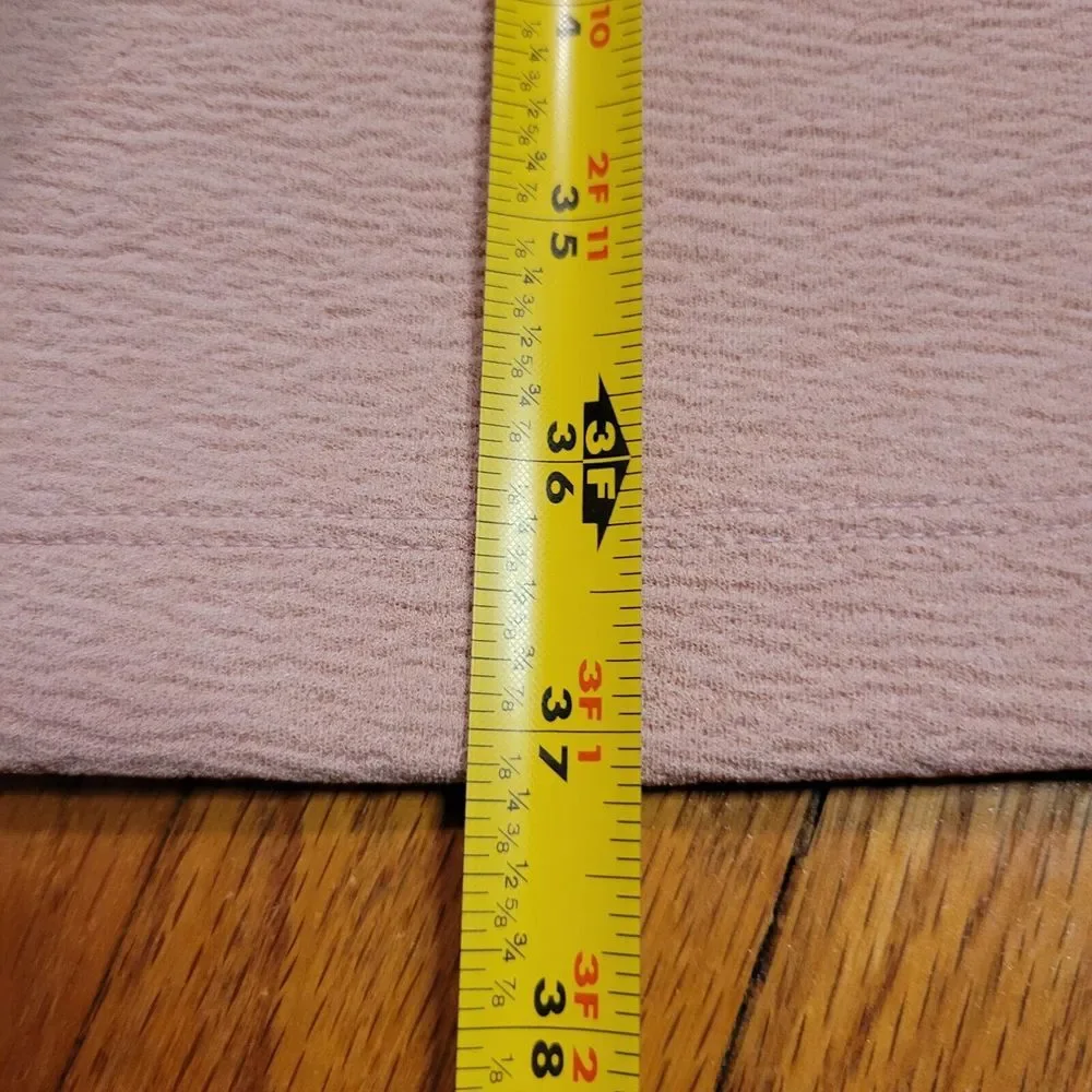 Free Assembly Womens‎ Dress 3/4 Sleeve Pink Size XXL Wedding Career Preppy - Picture 11 of 16